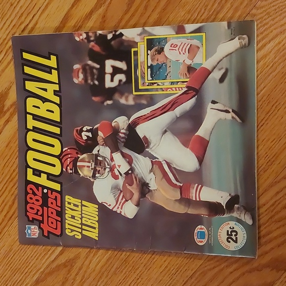 1982 Topps Football Sticker Album - Picture 1 of 8